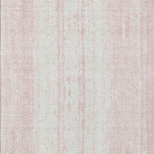 Homeroots 3' Artichoke Green And Ivory Striped Washable Indoor Outdoor Area Rug For Stylish Living Spaces 8' X 10' Polyester 589899