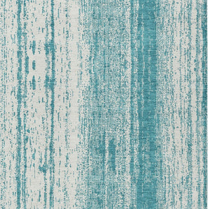 Homeroots 3' Artichoke Green And Ivory Striped Washable Indoor Outdoor Area Rug For Stylish Living Spaces 9' X 12' Polyester 589918