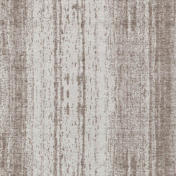 Homeroots 3' Artichoke Green And Ivory Striped Washable Indoor Outdoor Area Rug For Stylish Living Spaces 10' X 14' Polyester 589925