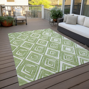 Homeroots 3'' Black And Ivory Geometric Washable Area Rug For Indoor Outdoor Spaces, Durable And Stylish Design 3' X 5' Polyester 589938
