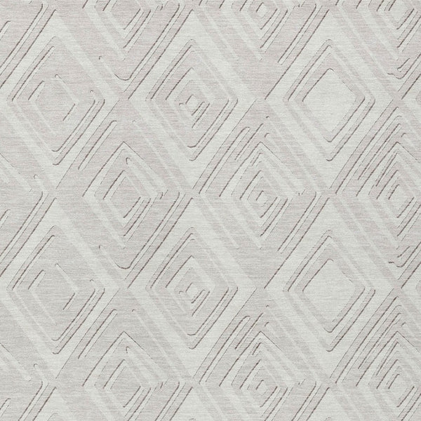 Homeroots 3'' Black And Ivory Geometric Washable Area Rug For Indoor Outdoor Spaces, Durable And Stylish Design 5' X 8' Polyester 589951