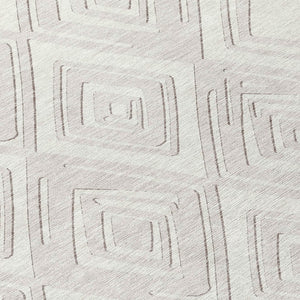 Homeroots 3'' Black And Ivory Geometric Washable Area Rug For Indoor Outdoor Spaces, Durable And Stylish Design 8' Round Polyester 589952