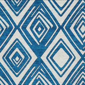 Homeroots 3'' Black And Ivory Geometric Washable Area Rug For Indoor Outdoor Spaces, Durable And Stylish Design 3' X 5' Polyester 589962