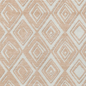 Homeroots 3'' Black And Ivory Geometric Washable Area Rug For Indoor Outdoor Spaces, Durable And Stylish Design 8' X 10' Polyester 589971