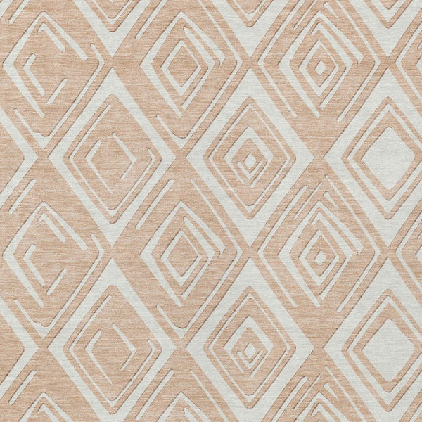 Homeroots 3'' Black And Ivory Geometric Washable Area Rug For Indoor Outdoor Spaces, Durable And Stylish Design 8' X 10' Polyester 589971