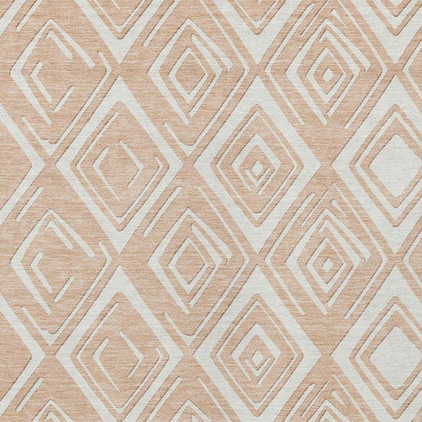 Homeroots 3'' Black And Ivory Geometric Washable Area Rug For Indoor Outdoor Spaces, Durable And Stylish Design 10' X 14' Polyester 589973