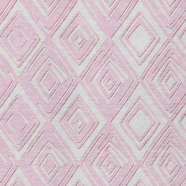 Homeroots 3'' Black And Ivory Geometric Washable Area Rug For Indoor Outdoor Spaces, Durable And Stylish Design 5' X 8' Polyester 589975