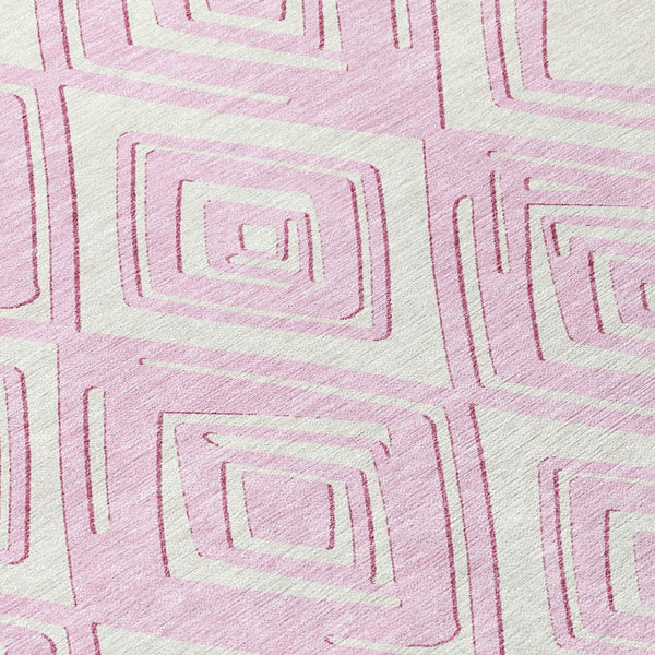 Homeroots 3'' Black And Ivory Geometric Washable Area Rug For Indoor Outdoor Spaces, Durable And Stylish Design 10' X 14' Polyester 589979