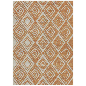 Homeroots 3'' Black And Ivory Geometric Washable Area Rug For Indoor Outdoor Spaces, Durable And Stylish Design 8' X 10' Polyester 589983