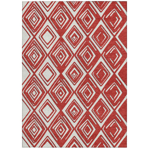 Homeroots 3'' Black And Ivory Geometric Washable Area Rug For Indoor Outdoor Spaces, Durable And Stylish Design 9' X 12' Polyester 589990