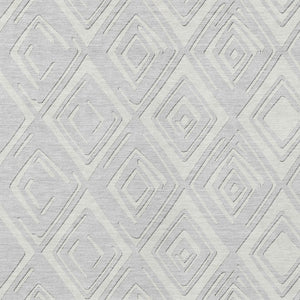 Homeroots 3'' Black And Ivory Geometric Washable Area Rug For Indoor Outdoor Spaces, Durable And Stylish Design 5' X 8' Polyester 589993