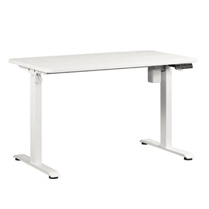 English Elm Sit/Stand Desk - Modern White Finish For Ergonomic Workspace, Usb Charging, Easy Assembly & Stability B356P402648-GIGA