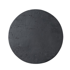English Elm 22x22x25.5" Magnesium Round Side Table in Black — Pedestal Base, Versatile Nightstand & Accent Piece W2078P203271