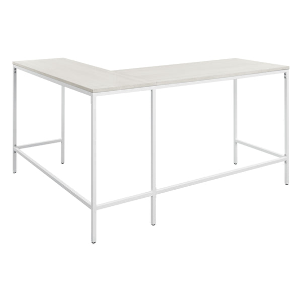 OSP Home Furnishings Contempo L-shaped Desk White Oak