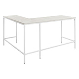 OSP Home Furnishings Contempo L-shaped Desk White Oak