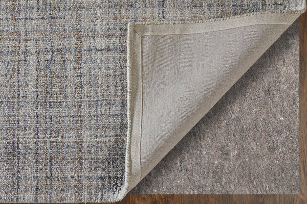 Feizy Rugs Hoyt Handwoven Polyester Rug With Modern Distressed Design, Perfect For Any Interior Style Gray,Taupe Polyester T35t8020brnmltp00