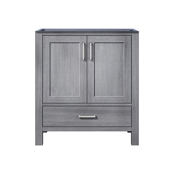English Elm Distressed Grey Bathroom Vanity 30" Compatible Top Soft-Close Drawer Solid Wood Frame, Fully Assembled B2731P258788