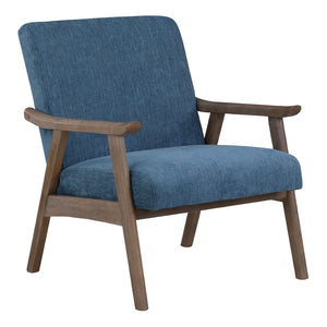 OSP Home Furnishings Weldon Armchair Navy
