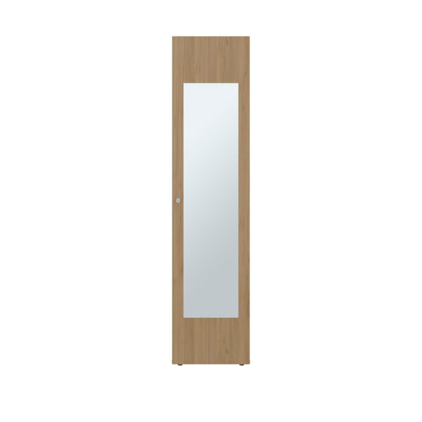 English Elm Home Freestanding Tall Storage Cabinet with Mirror Door and Four Interior Shelves B070P487575