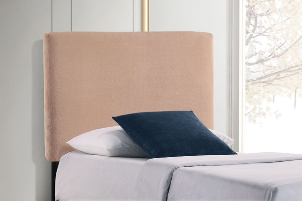 English Elm Blush Plush Upholstered Twin Headboard Art Deco Glam Bedroom Focal Accent B062P153889