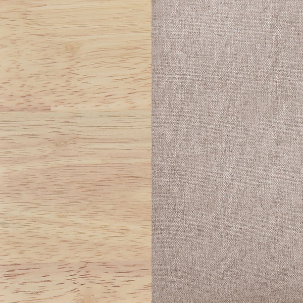 English Elm Svenstra White Washed Dining Side Chair Set of 2 – Swedish Modern Tilted Back, Tan Upholstered Comfort B062P375512