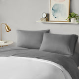 Intelligent Design Microfiber Casual All Season Soft Touch Sheet Set ID20-1078 Charcoal