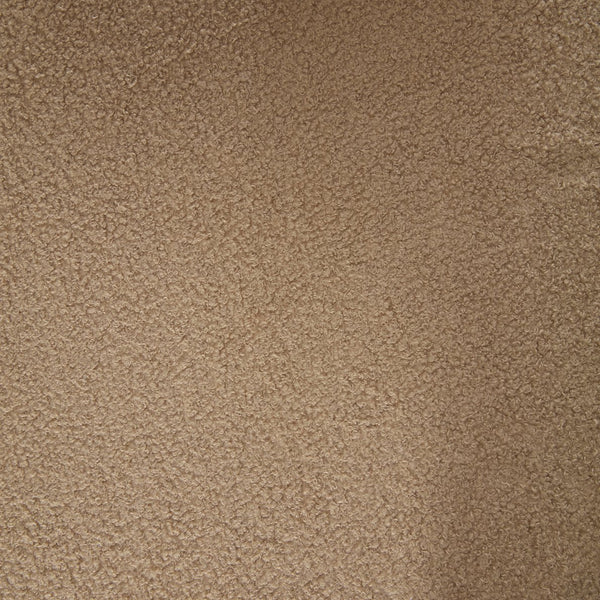 English Elm Contemporary Velvet Upholstered Barrel Accent Chair with Curved Support, Foam Seat, Steel Frame Finish Camel Teddy W395P224766