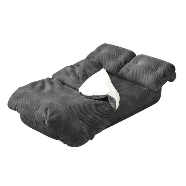 English Elm 2-In-1 Convertible Modular Sofa Bed - Space-Saving, Memory Foam Comfort For Living Room Or Studio W3653P355608