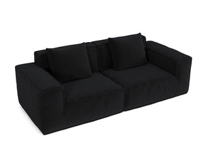 English Elm Modular Modular Sofa - Versatile Cloud Velvet Convertible Sofa Bed With Plush Comfort For Any Space W3147S00022