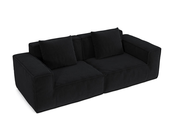 English Elm Modular Modular Sofa - Versatile Cloud Velvet Convertible Sofa Bed With Plush Comfort For Any Space W3147S00022