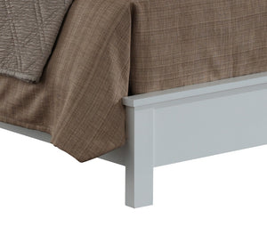 English Elm Transitional Full Bed In Crisp White - Modern Design, Durable Construction, Perfect For Any Space B078S00265-GIGA