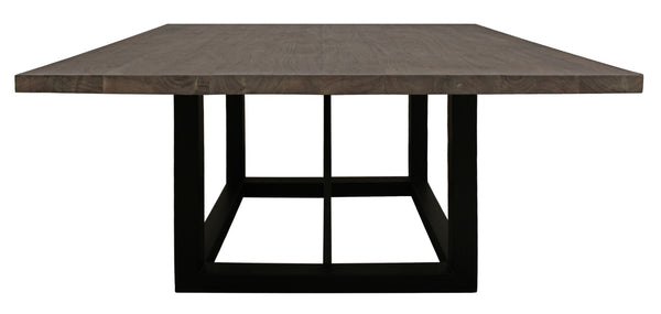Moti Redondo 60" Braxton Square Dining Table w/ Mango Wood Top and Iron Legs 59002006