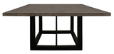 Moti Redondo 60" Braxton Square Dining Table w/ Mango Wood Top and Iron Legs 59002006