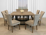 Moti Redondo 60" Braxton Square Dining Table w/ Mango Wood Top and Iron Legs 59002006