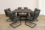 Moti Redondo 60" Braxton Square Dining Table w/ Mango Wood Top and Iron Legs 59002006