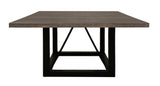 Moti Redondo 60" Braxton Square Dining Table w/ Mango Wood Top and Iron Legs 59002006