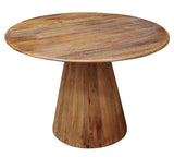 Moti Jay 42" Round Dining Table in Medium Brown 59002009