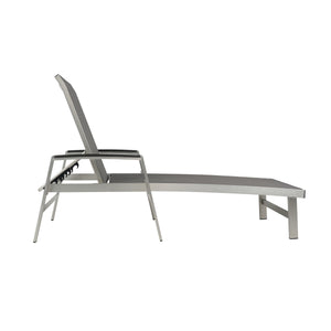 English Elm Christopher Knight Home® - Oxton Modern Chaise Lounge - Adjustable Outdoor Seating With Breathable Mesh, Lightweight & Durable N775P210702G