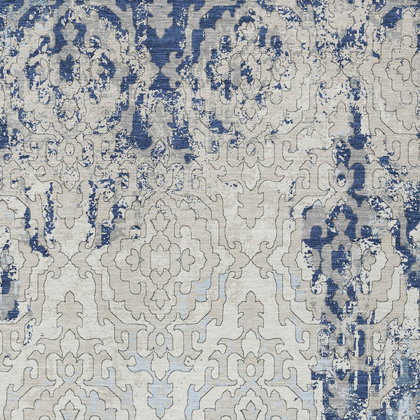 Homeroots 3' Artichoke Green And Beige Medallion Washable Area Rug For Indoor And Outdoor Spaces, Durable Design 8' X 10' Polyester 590121