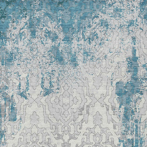 Homeroots 3' Artichoke Green And Beige Medallion Washable Area Rug For Indoor And Outdoor Spaces, Durable Design 8' X 10' Polyester 590133