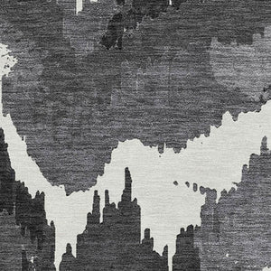 Homeroots 3' Stylish Beige Brown And Ivory Abstract Washable Area Rug For Indoor And Outdoor Spaces 10' X 14' Polyester 590147