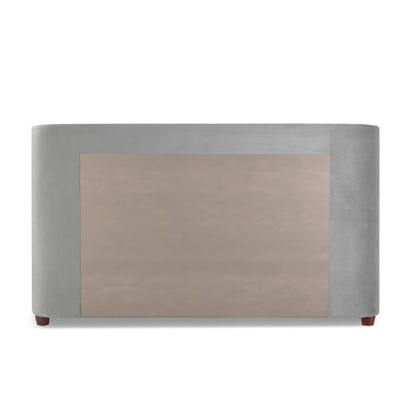 English Elm Jennifer Taylor Home - Brooklyn King Tufted Velvet Bed Set - Elegant Opal Grey Wingback Design For Cozy Luxury Retreat B2719P238195