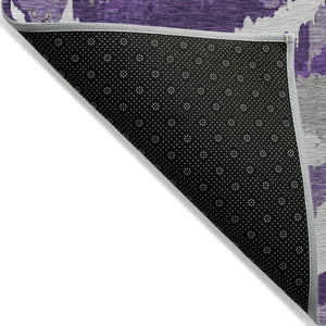 Homeroots 3' Stylish Beige Brown And Ivory Abstract Washable Area Rug For Indoor And Outdoor Spaces 3' X 5' Polyester 590202