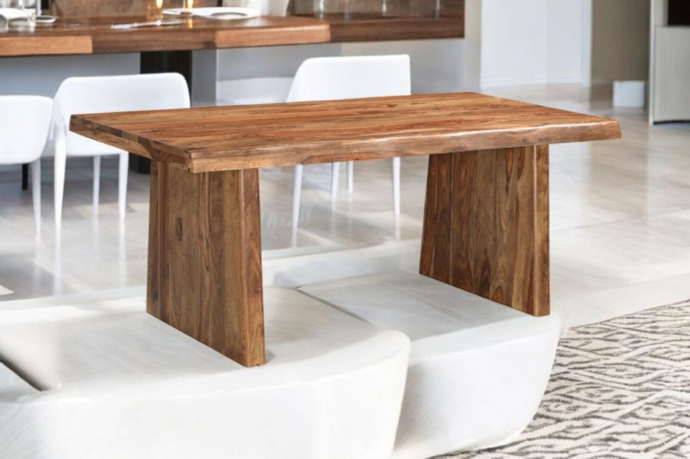 HomeRoots Six Piece Solid Wood Dining Set with Extendable Table & Comfortable Ladder-Back Chairs for Families 590263