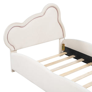 HomeRoots Pink Tufted Upholstered Twin Bed Frame - Elegant Comfort for Cozy Bedrooms & Stylish Guest Spaces 590329