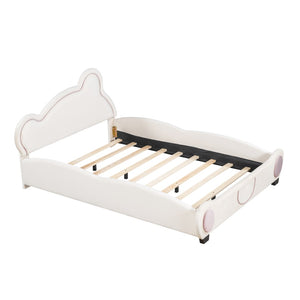 HomeRoots Pink Tufted Upholstered Full Bed Frame – Elegant Contemporary Glam Design for Stylish Comfort & Support 590331