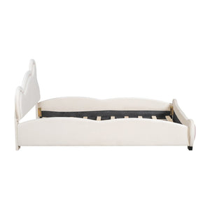 HomeRoots Pink Tufted Upholstered Full Bed Frame – Elegant Contemporary Glam Design for Stylish Comfort & Support 590331