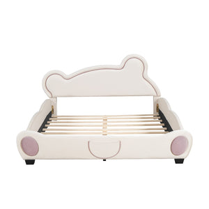 HomeRoots Pink Tufted Upholstered Queen Bed Frame – Elegant Design with Cozy Comfort for a Serene Bedroom Retreat 590333