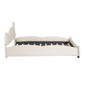 HomeRoots Pink Tufted Upholstered Queen Bed Frame – Elegant Design with Cozy Comfort for a Serene Bedroom Retreat 590333