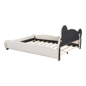 HomeRoots Pink Tufted Upholstered Queen Bed Frame – Elegant Design with Cozy Comfort for a Serene Bedroom Retreat 590333